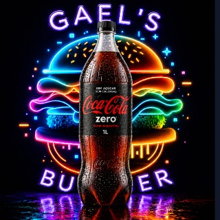 coca cola zero 1L