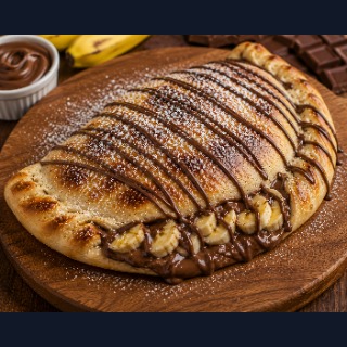 Banana com chocolate