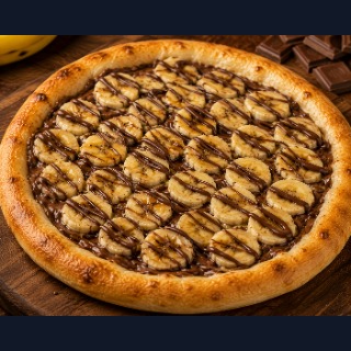 Banana com chocolate