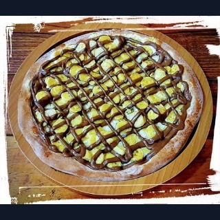 Banana com chocolate